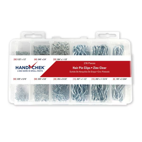 Hair Pin Asst CS ZC 276pc, Handi-Chek, Mfr#: DISP-BPXZ276